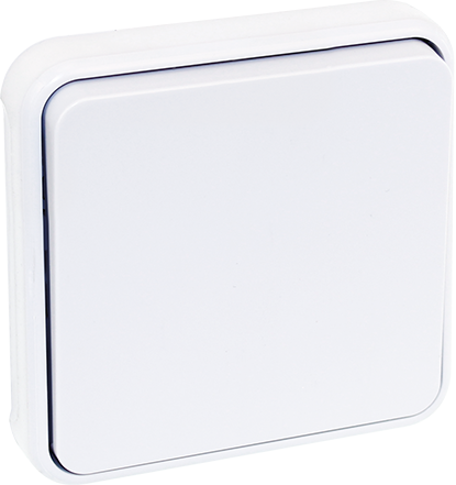 Bouton poussoir OXXO composable blanc IP55